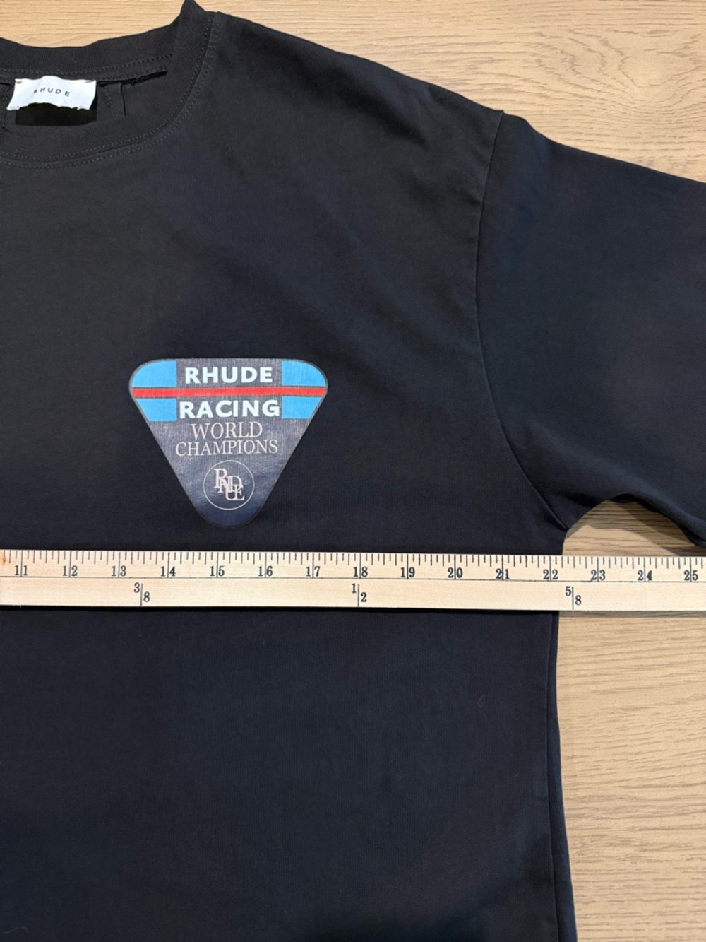 Rhude Racing Graphic T Shirt XL Streetwear Designer Logo Tee Casual Hype - Picture 6 of 9